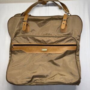 Vintage Samsonite Garment Bag w/ Hangers and Hook Tan Brown Special Edition